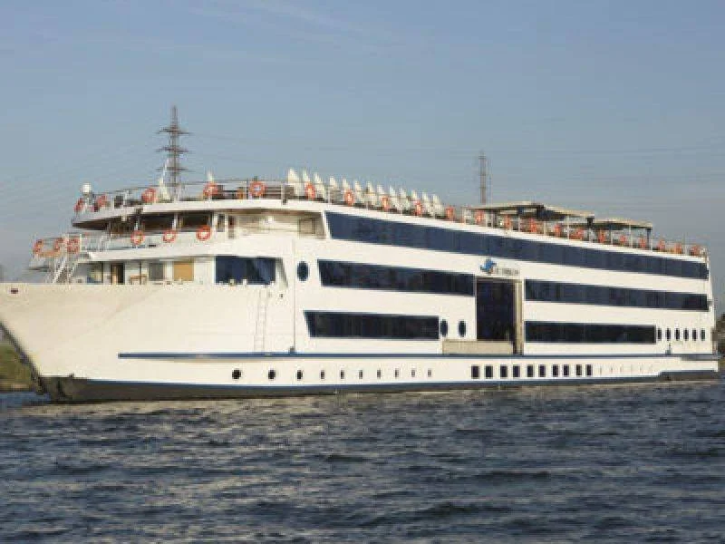 Blue Shadow Nile Cruise luxury 5-star ship sailing the Nile River in Egypt