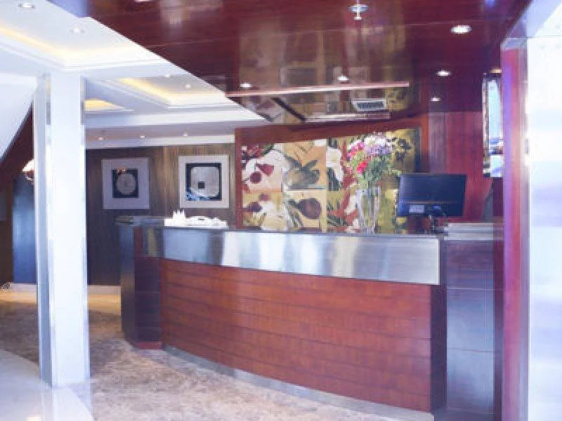 Blue Shadow Nile Cruise lobby and reception with 5-star service