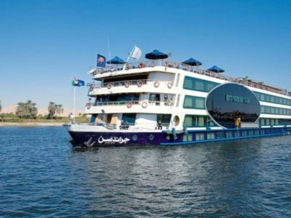 Grand Sun Nile Cruise sailing from Aswan to Luxor