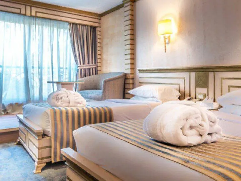 Spacious 5-star cabin with large window view on Princess Sarah II Nile Cruise