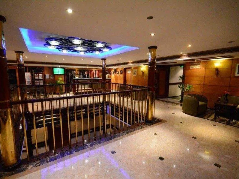 The lobby area in Ms Radamis I Nile Cruise