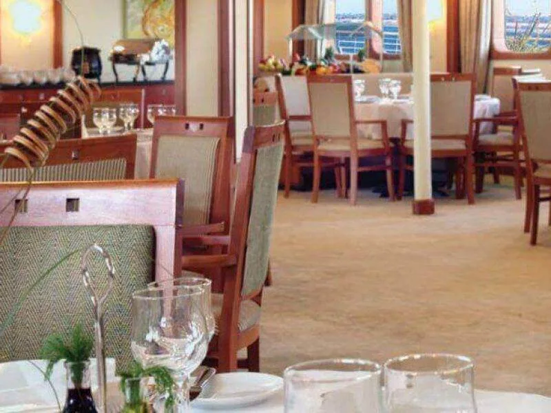 Fine dining experience at Mövenpick Royal Lotus Nile Cruise restaurant