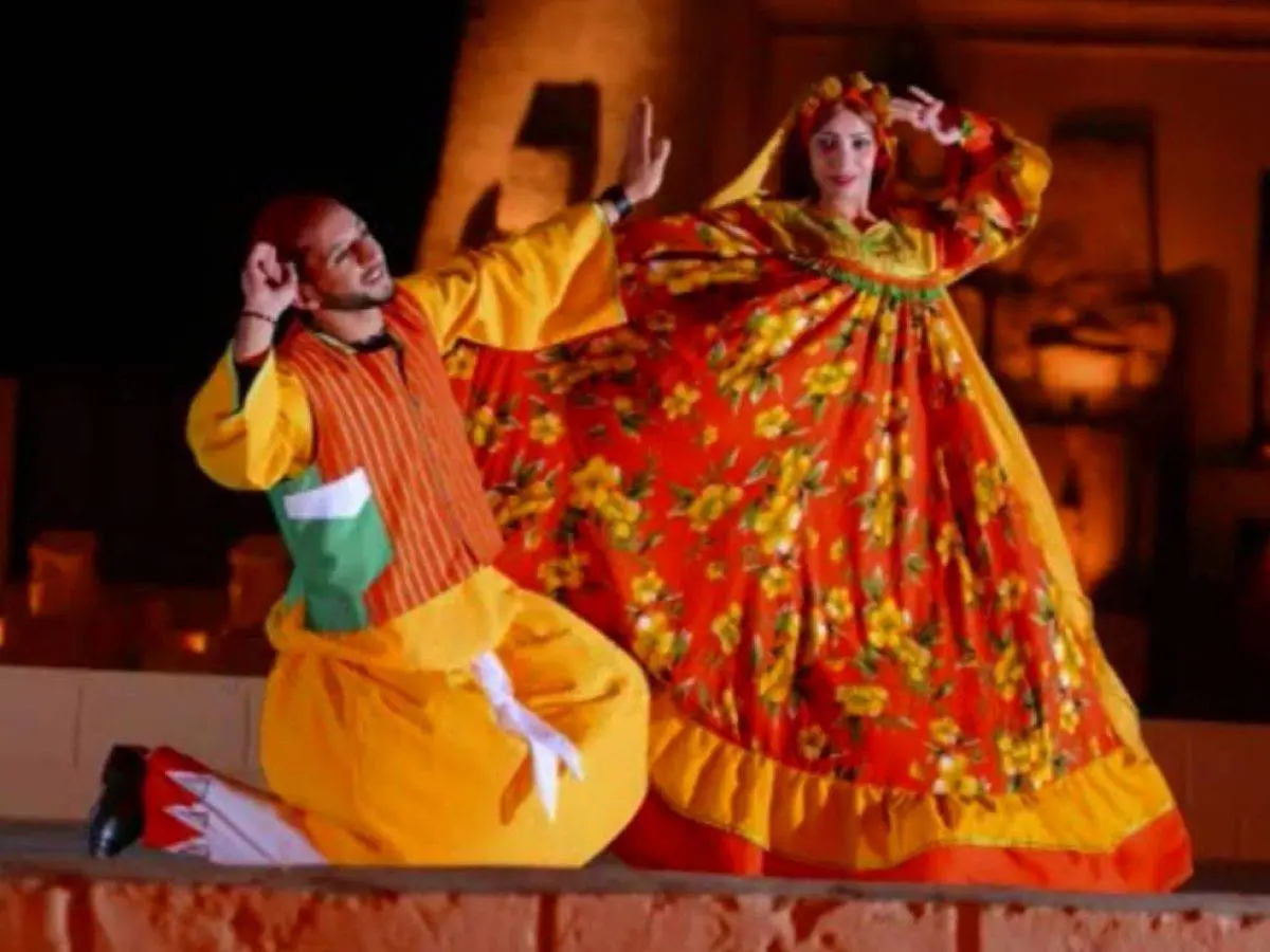 Grand finale of 1001 Nights Show in Hurghada