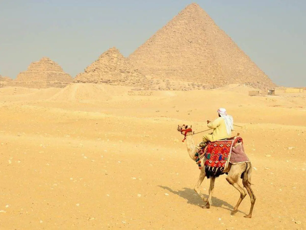 CAMEL RIDE TRIP AT THE PYRAMIDS