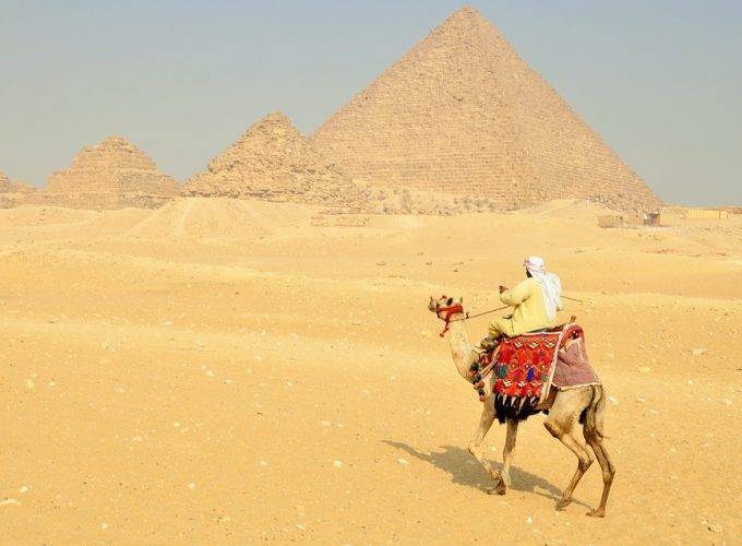 Camel Ride at the Pyramids