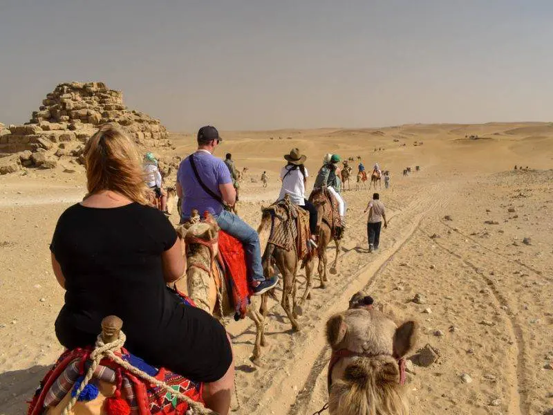 Camel Ride at the Pyramids