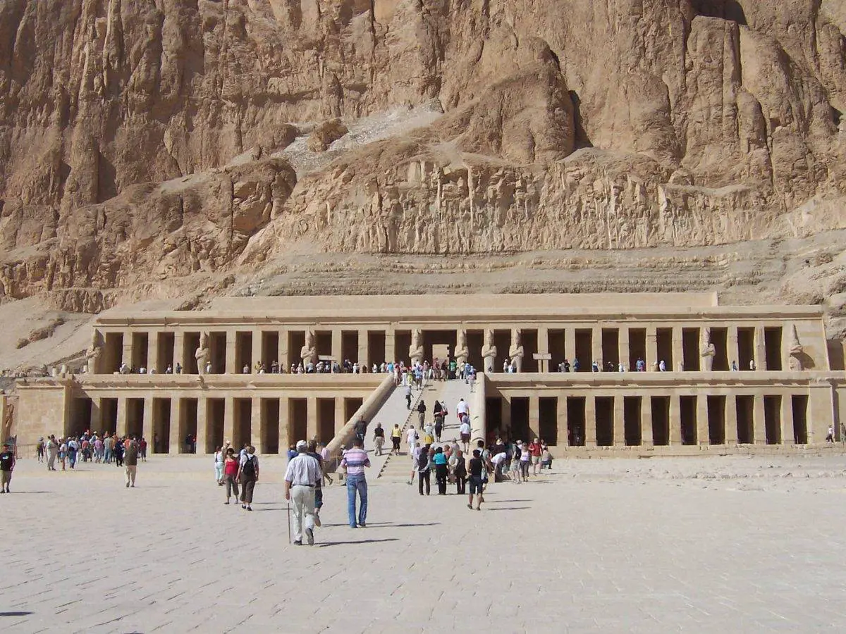 Queen Hatshepsut Temple on a full-day Luxor tour from Aswan