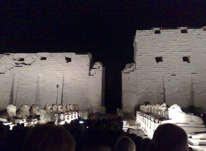 SOUND & LIGHT SHOW AT KARNAK TEMPLES IN LUXOR