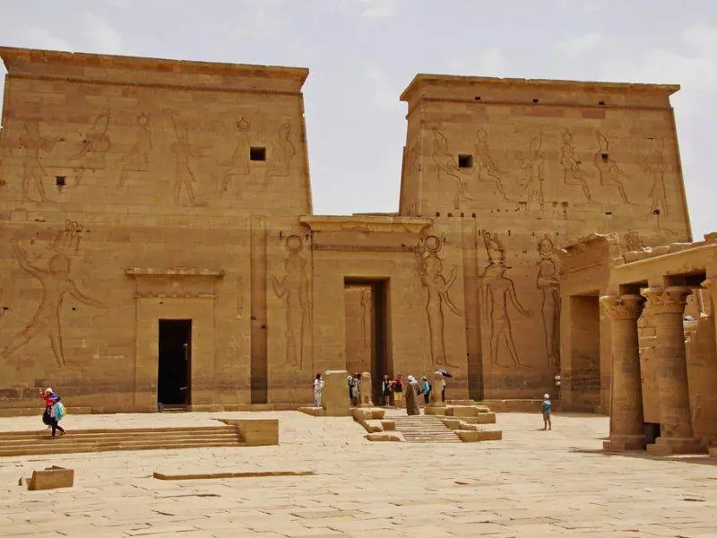 Philae Temple on the Nile River in Aswan