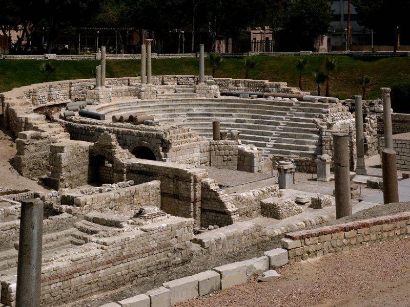 The roman amphitheater Alexandria 500