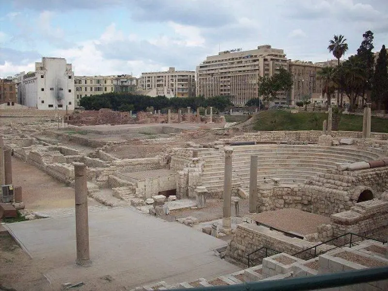The roman amphitheater Alexandria