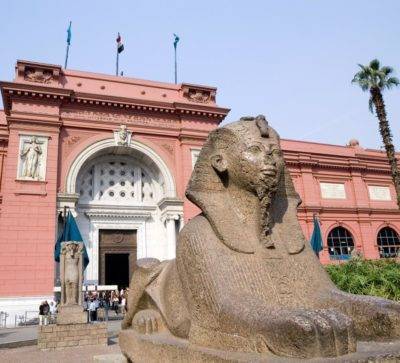 Day 02: Cairo Sightseeing Tour to the Egyptian Museum, Old Coptic Cairo & Khan El Khalili bazaar
