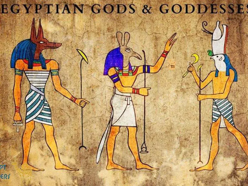 egyptian goddess and gods