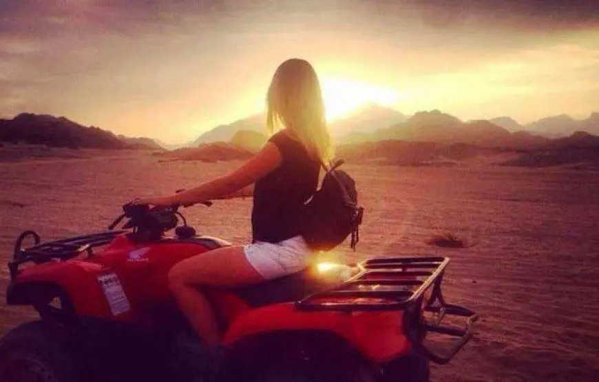 Sunset Desert Safari Trip By ATV Quad