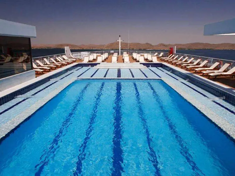 Steigenberger Omar El Khayam lake Nasser Cruise sun deck
