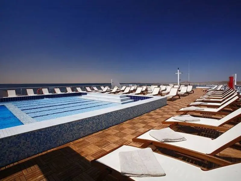 Steigenberger Omar El Khayam lake Nasser Cruise swimming pool