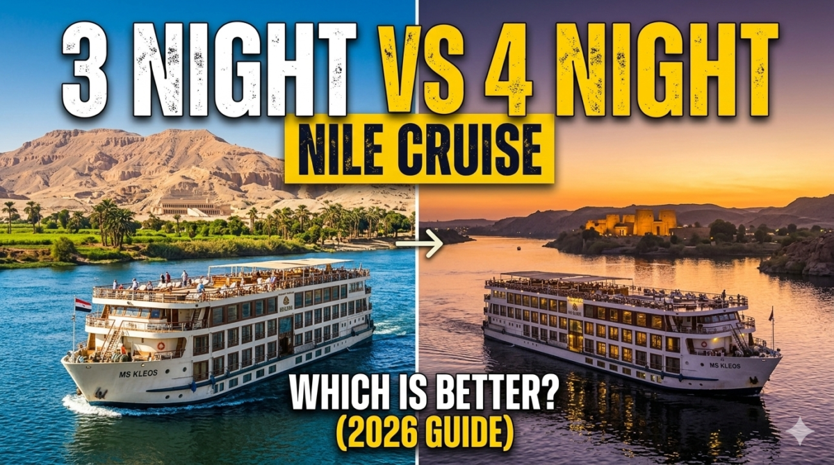3 night vs 4 night nile cruise