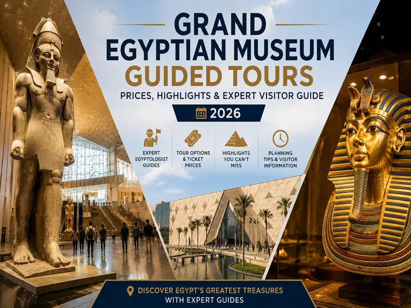 Grand Egyptian Museum Guided Tours 2026 | Explore Egypt's Largest Archaeological Museum