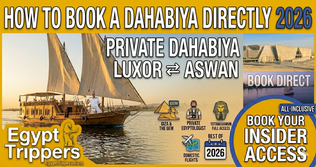 book a Dahabiya Nile cruise directly