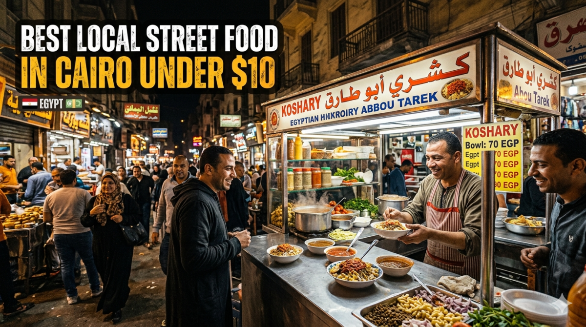 Best local street food spots in Cairo under $10