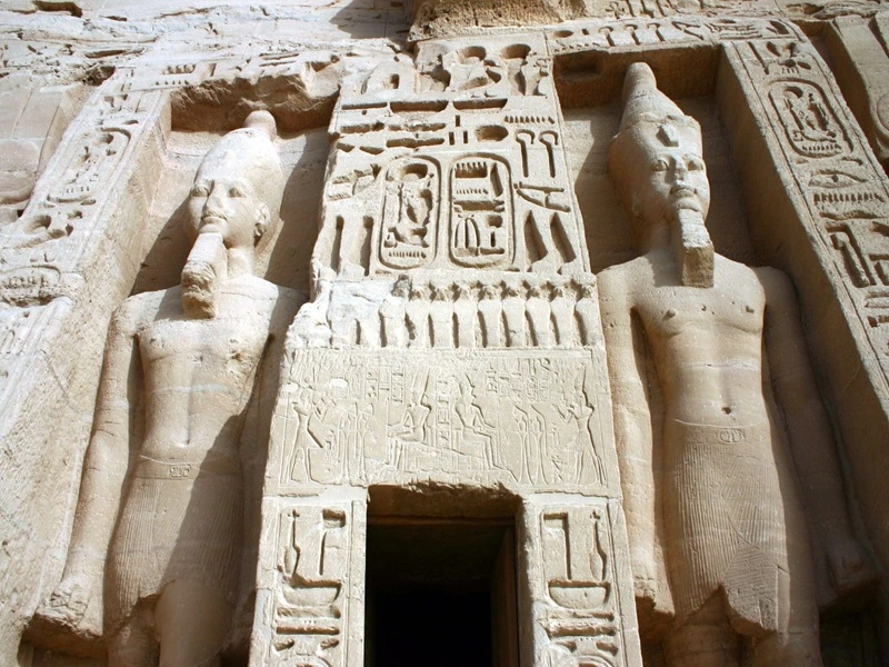 Entrance to Abu Simbel Great Temple