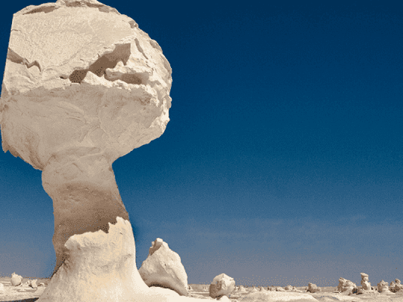 White desert of Egypt
